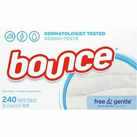 BOUNCE Dryer Softener0, 240PK PGC55312